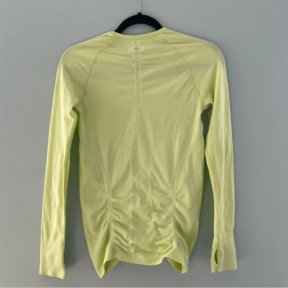 Athleta Fast Track Yellow Longsleeve Top Small - Image 7