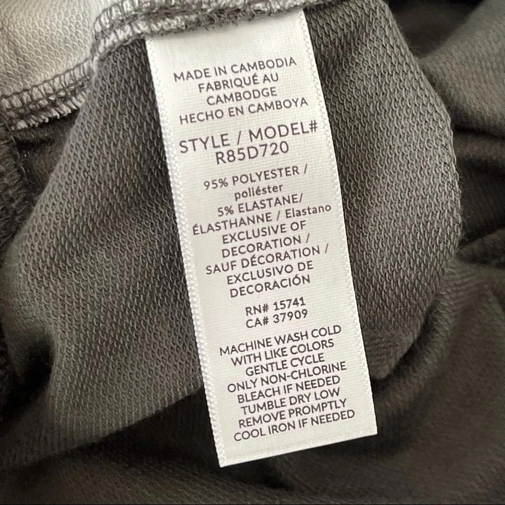 SPLENDID | Gray Camo Side Panel Joggers Sz M - Image 6