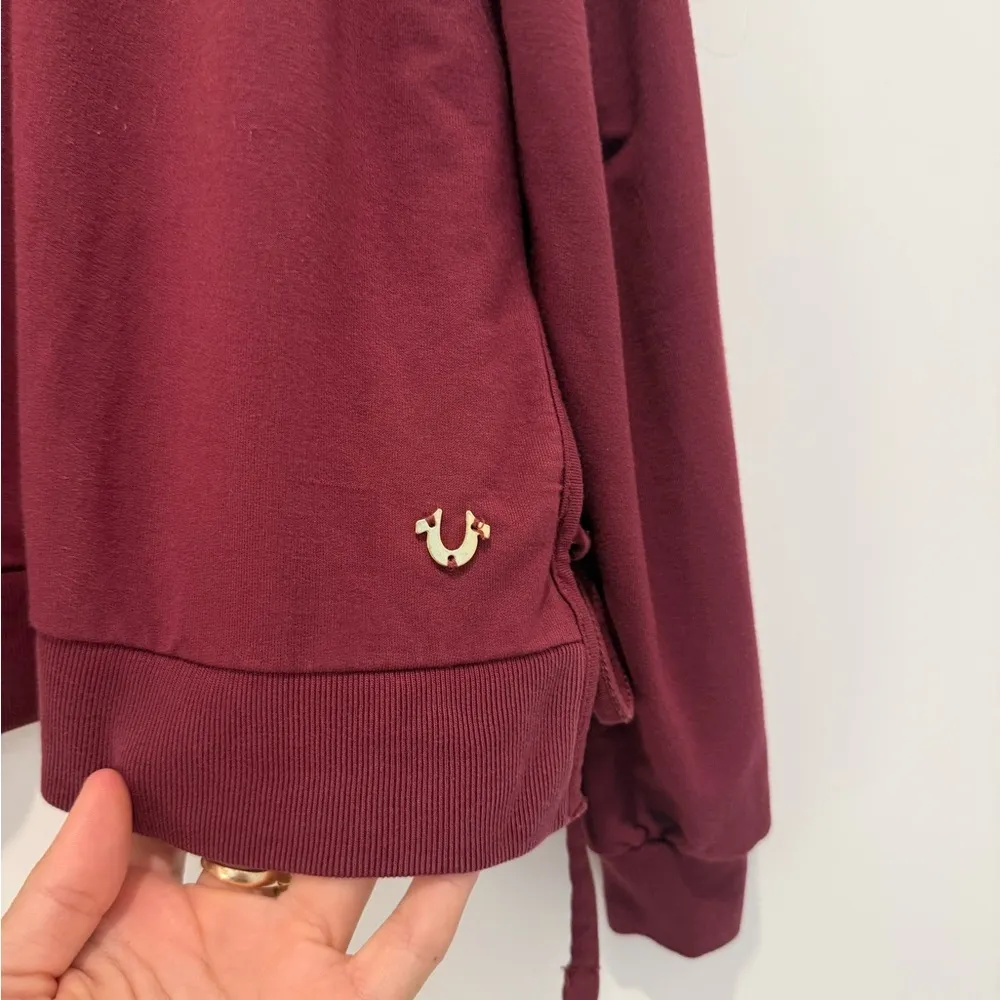 True Religion 🪩  Maroon Strappy Blouse - Image 3