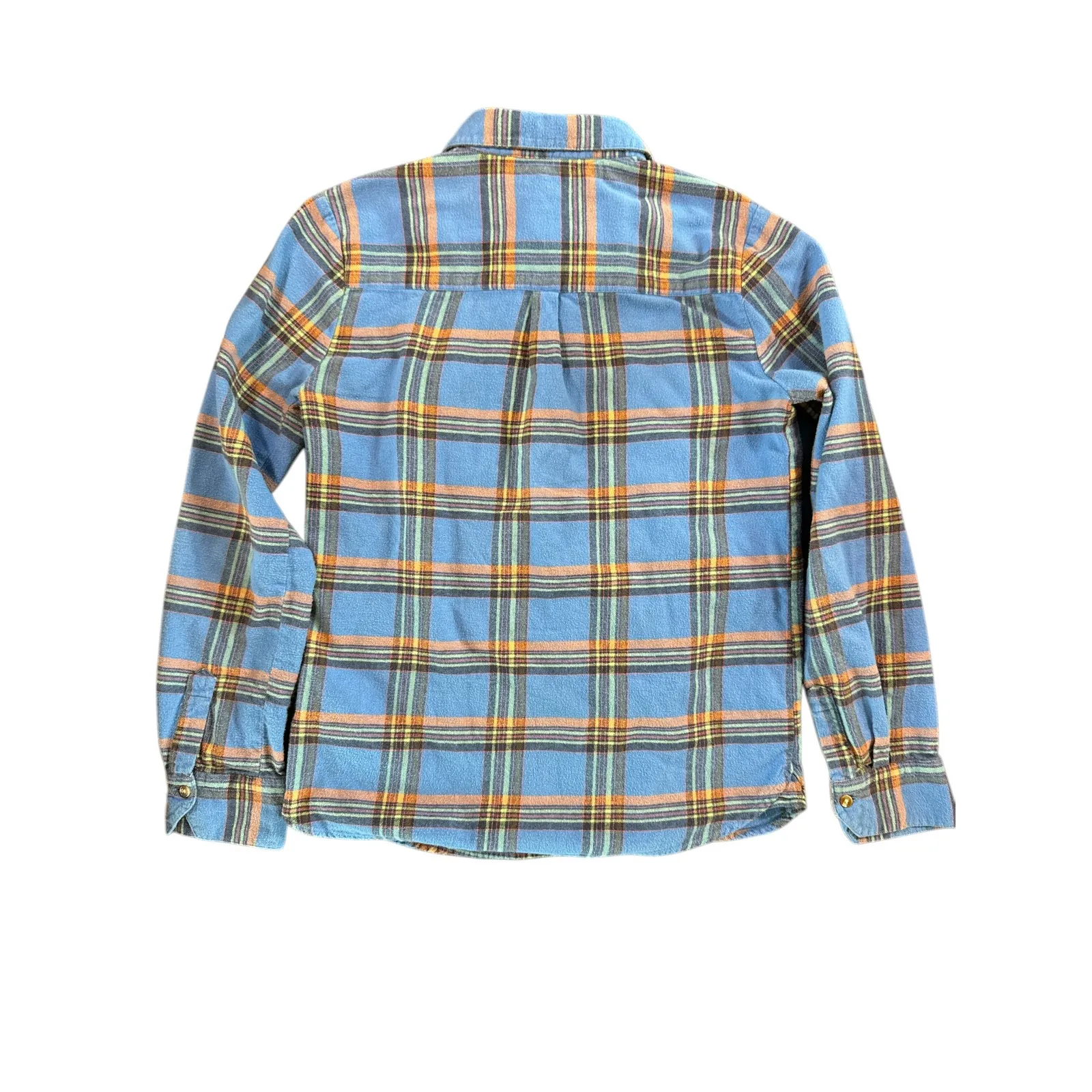 BDG Urban Outfitters Plaid Flannel Shirt Boyfriend Fit Blue Size M - Image 2