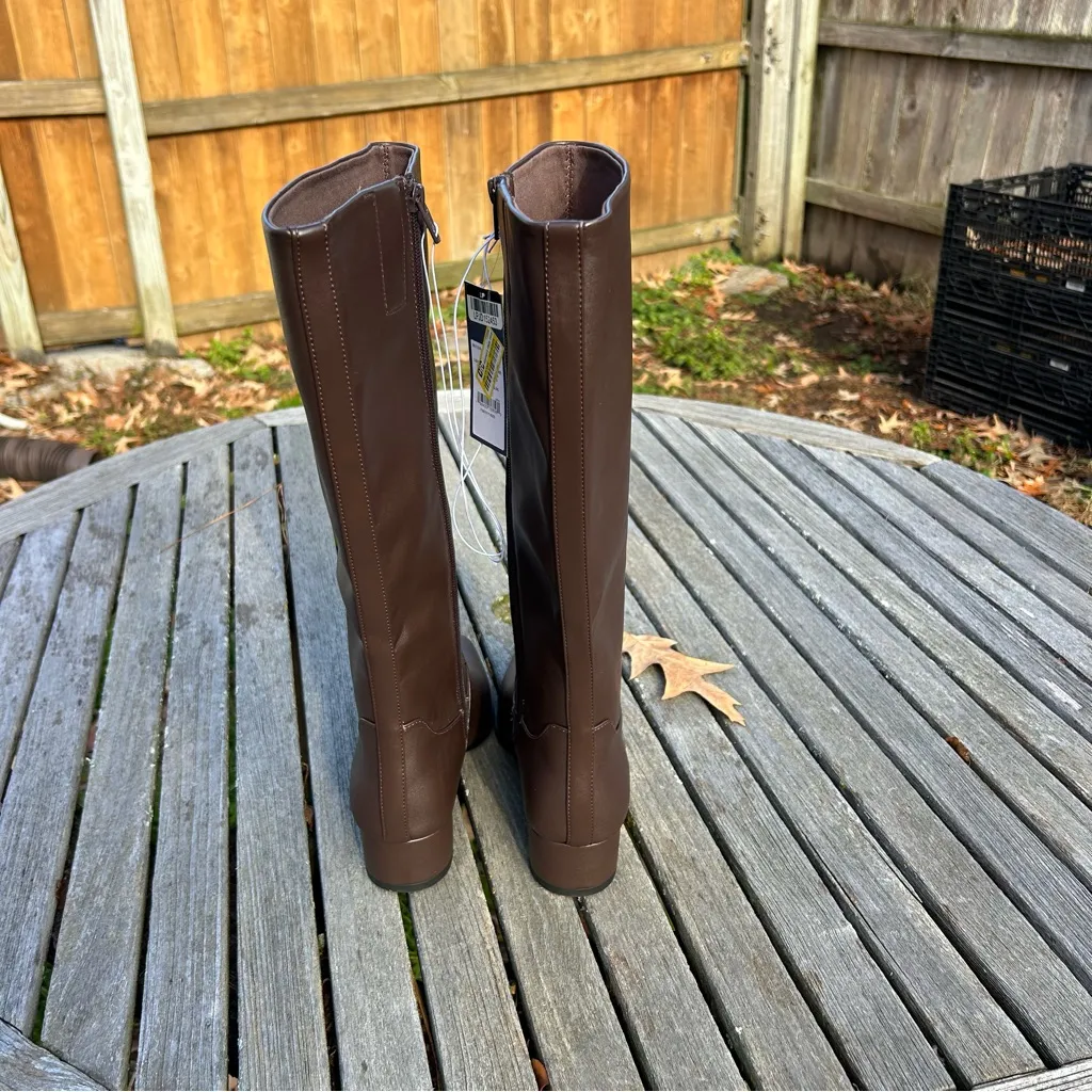 Nwt Women’s Rhi Boots– Universal Thread size 7 wide calf brown winter fall - Image 6