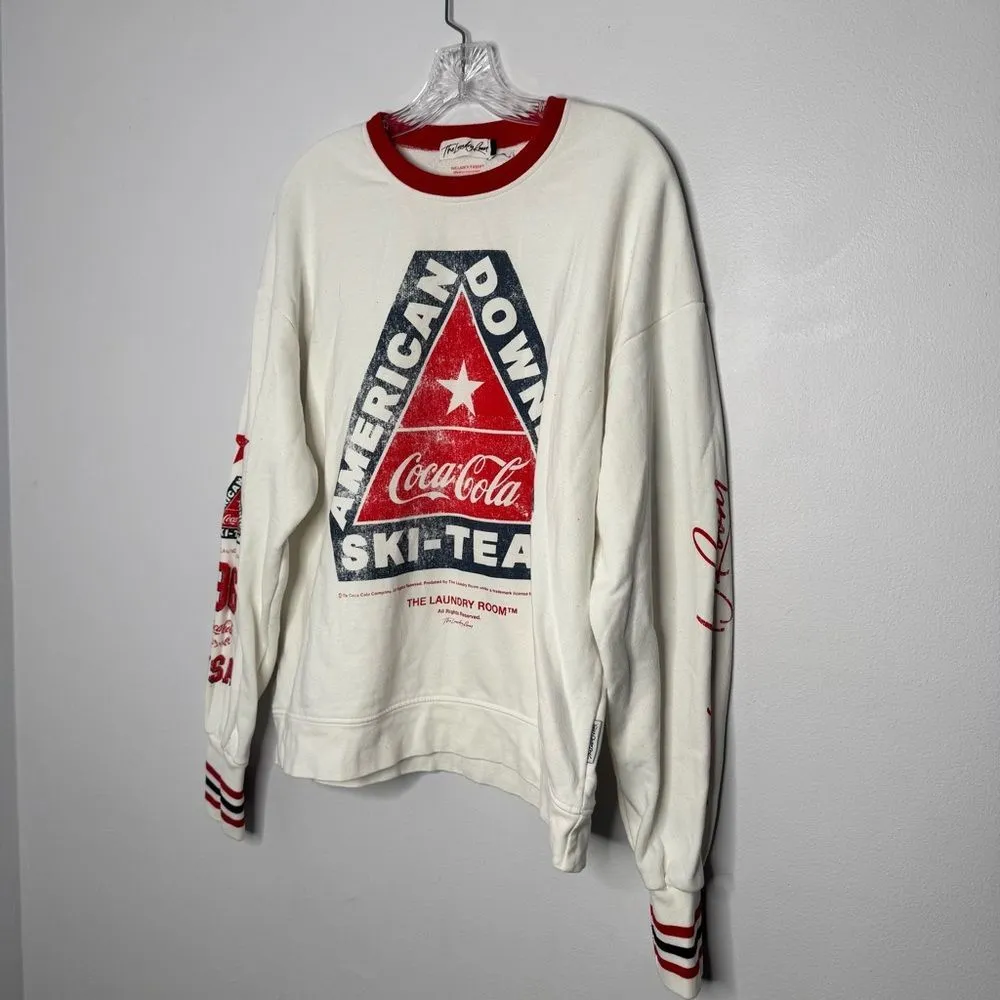 Revolve The Laundry Room American Downhill Ski Team Jumper in White, Red, & Blue - Image 3