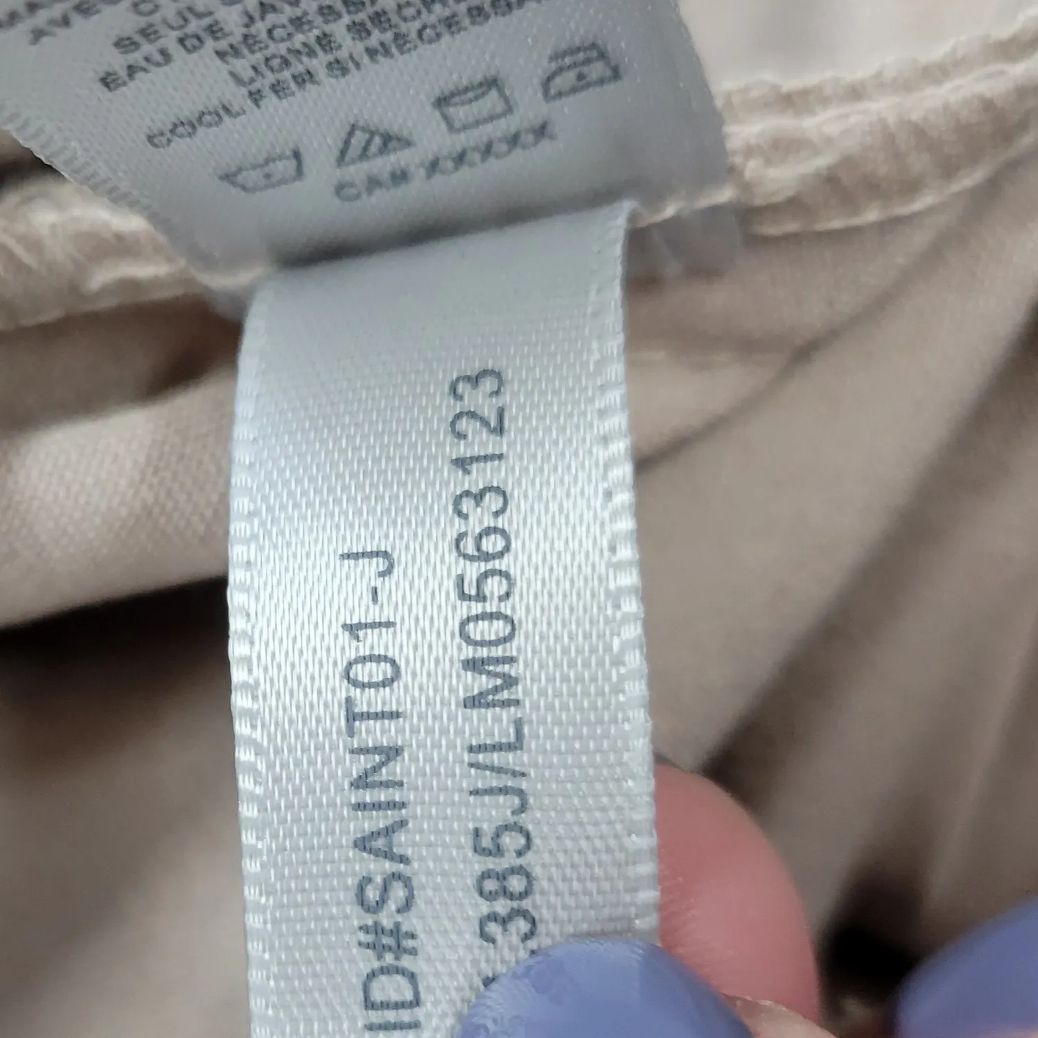 Larry Levine Womens Skirt Size 8 Cream Taupe Back Slit Side Zip Knee Length NEW - Image 9