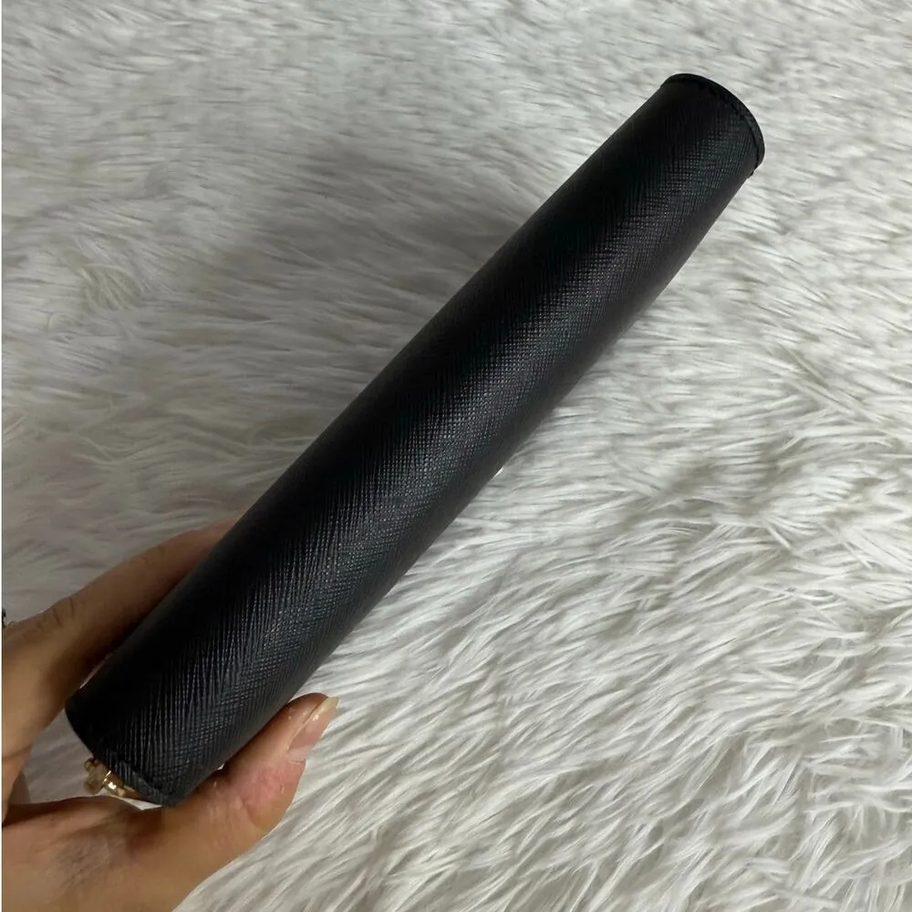 NWOT Michael Kors Black Zip Around Wallet - Image 9