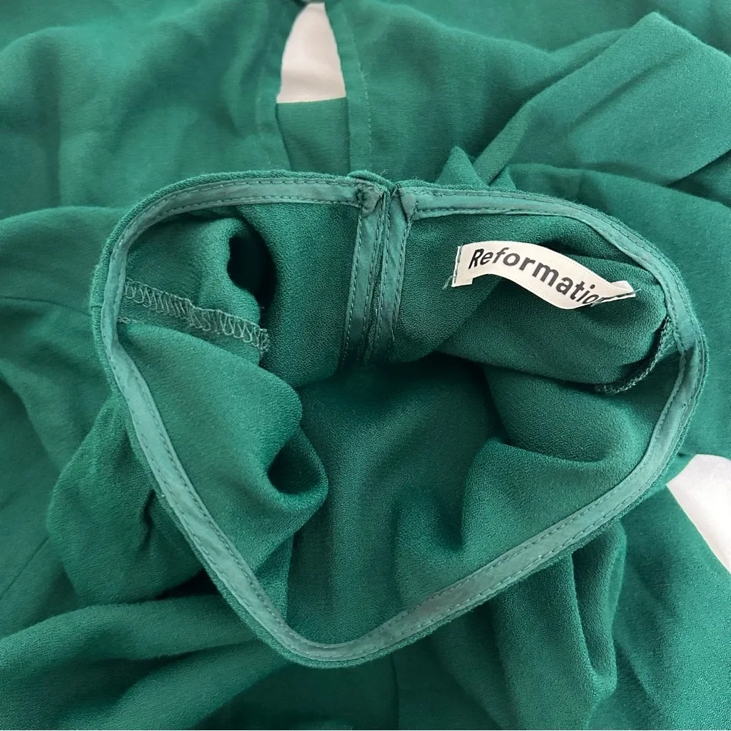 Reformation Gavin Dress green 2 - Image 15