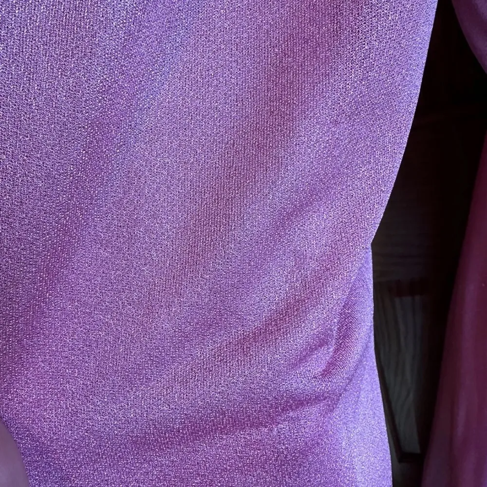 Vintage Dress Victorian High Neck Lace Button Up Union Made Size 11/12 Pink Maxi - Image 15