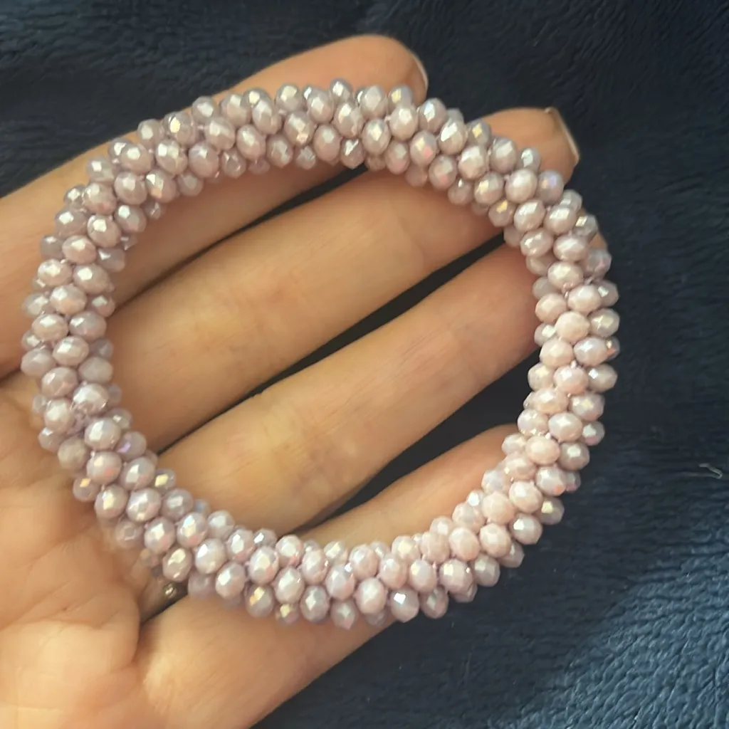 RETAIL $50 Kinsley Armelle Isabella Collection Lilac Bracelet (Limited Edition) Purple - Image 2