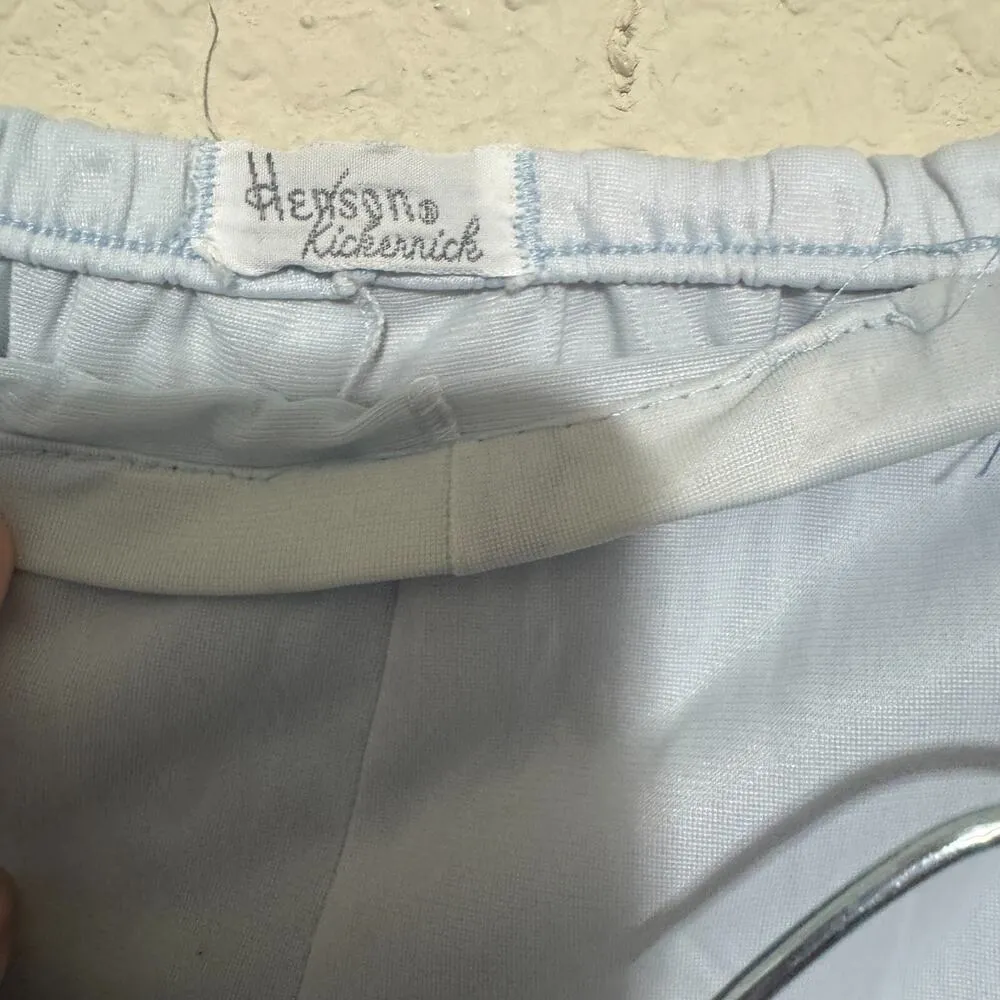 VTG Henson Kickernick Women's Pajamas Light blue 100% Nylon Soft Silky Lace M Size M - Image 7