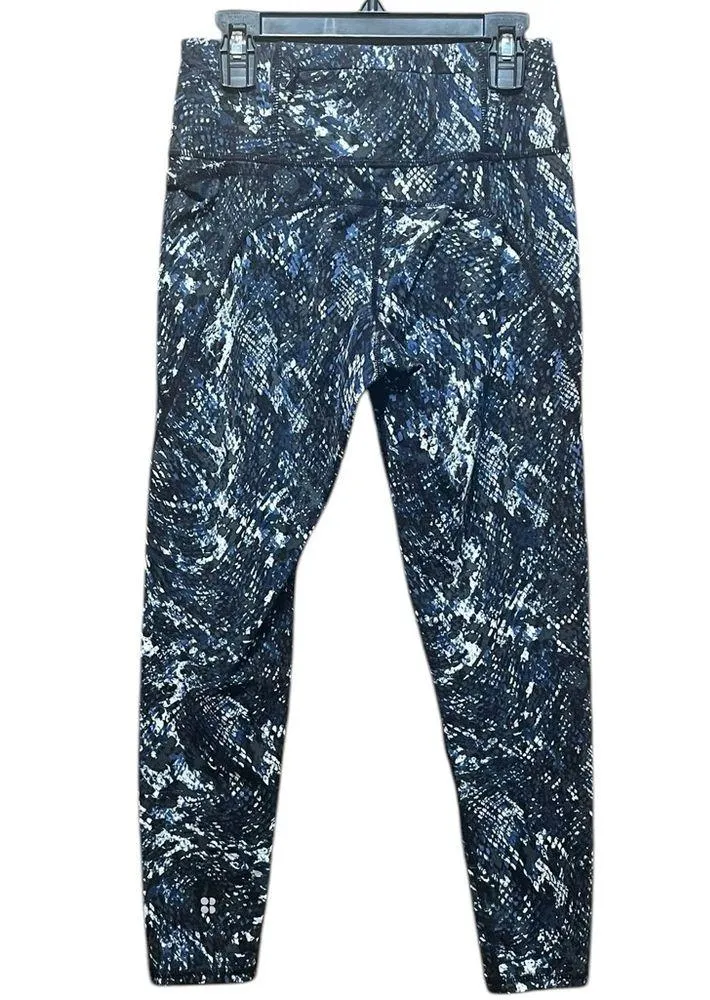 Sweaty Betty Power 7/8 Leggings Leggings Blue Snake Size XS - Image 9