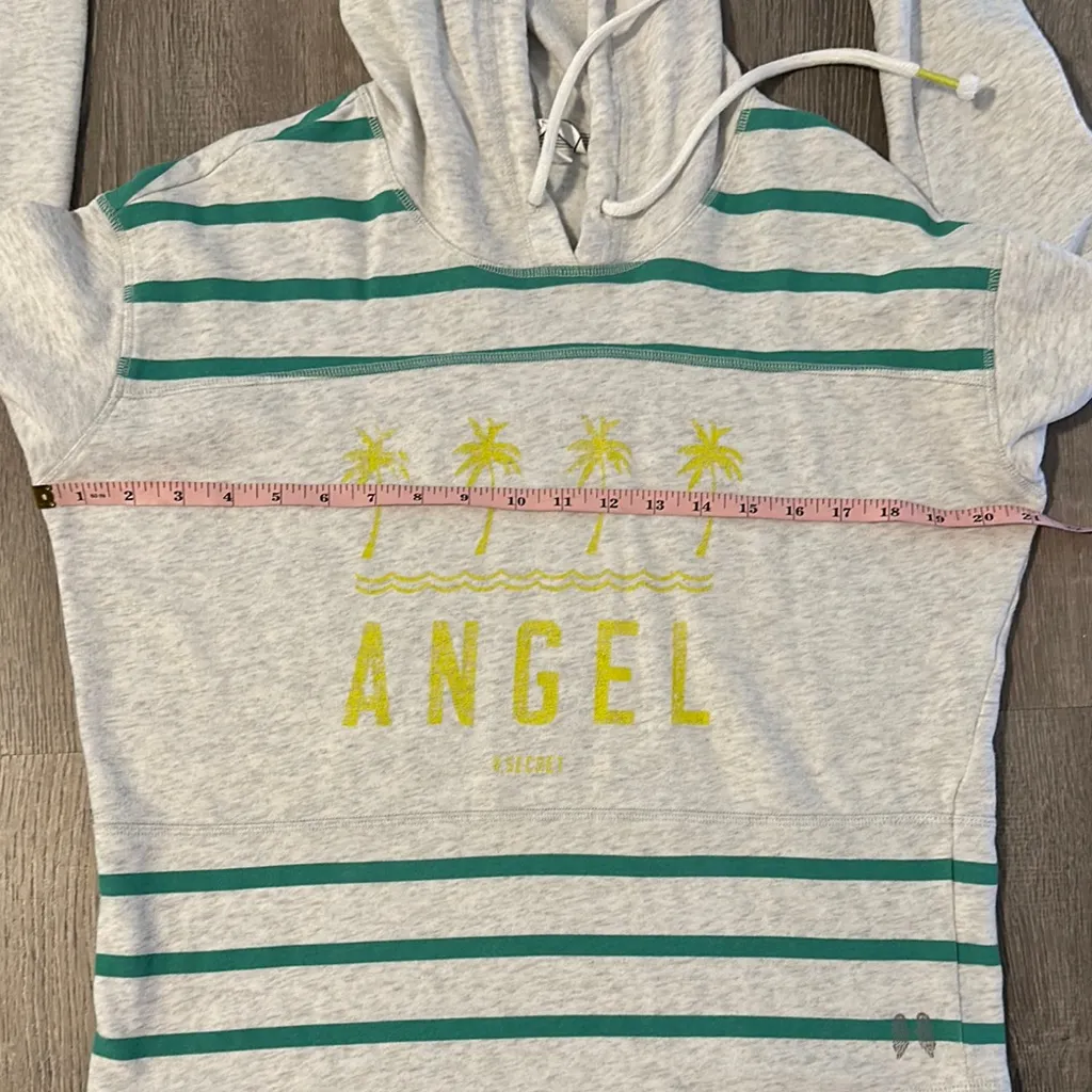 Victoria’s Secret S Angel Striped Sweatshirt Pull Over Hoodie Long Sleeve Casual - Image 10