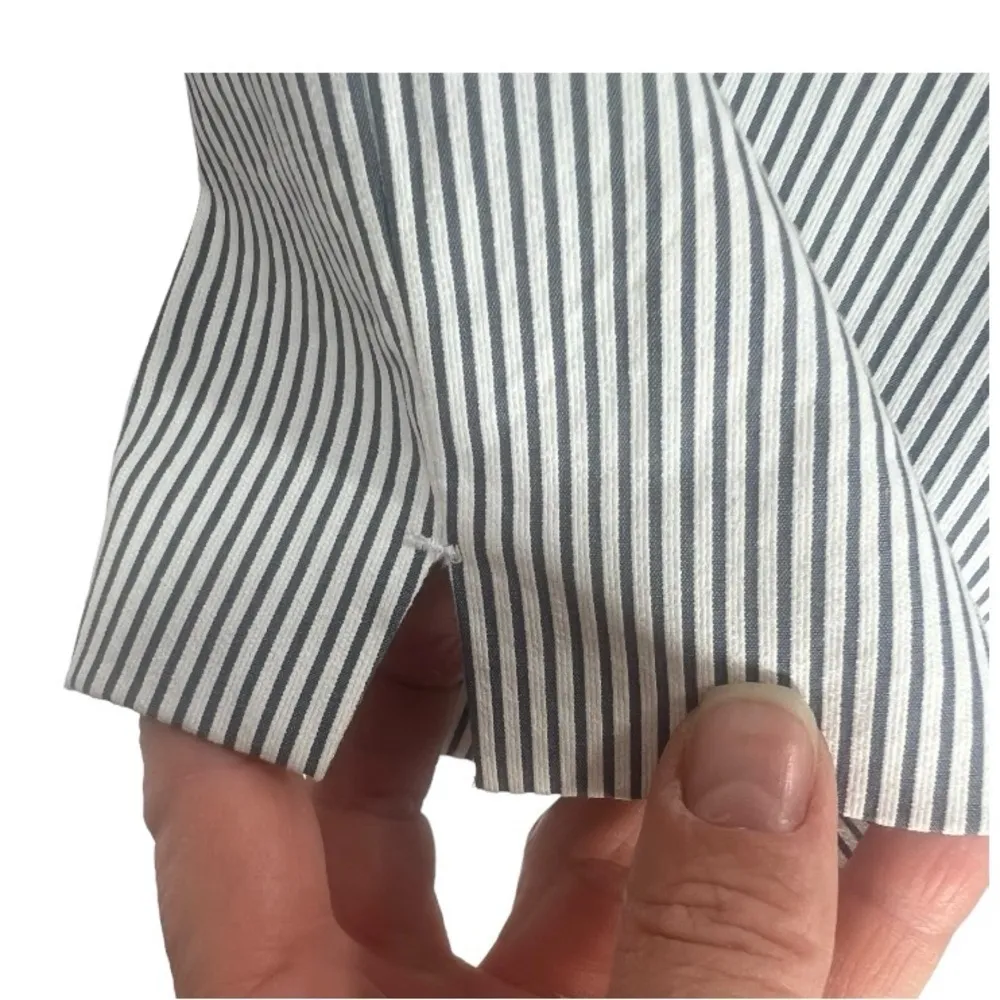 Ann Taylor Striped‎ Ankle Pants Size 4 Classic Nautical Casual Preppy Career - Image 6