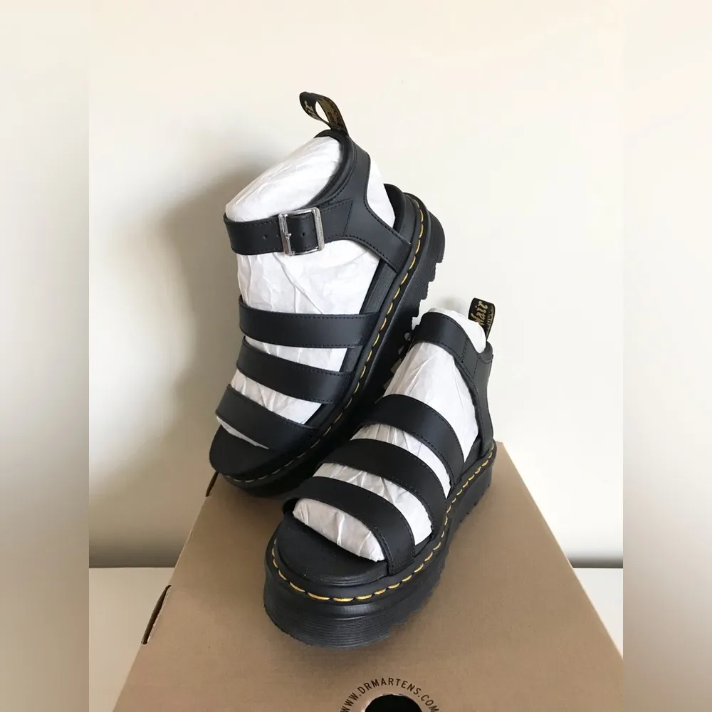Dr. Marten’s Blair Leather Sandals In Box / Like New - Image 4