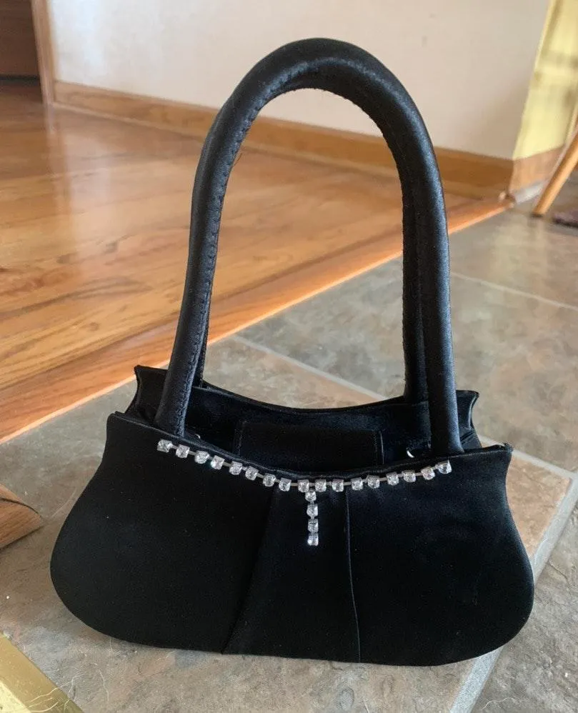 Mini Black Handbag - Image 2