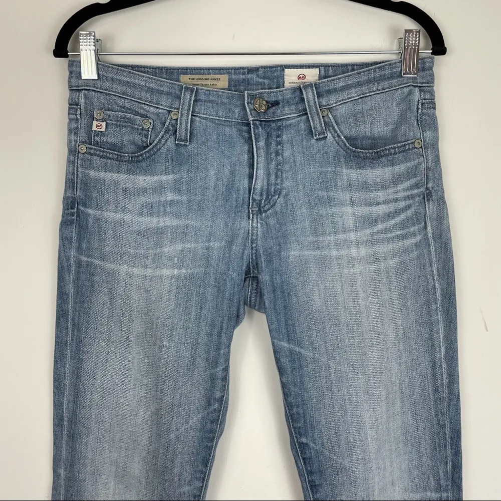 AG Adriano Goldschmied The Legging Ankle Light Wash Skinny Jeans - Image 8