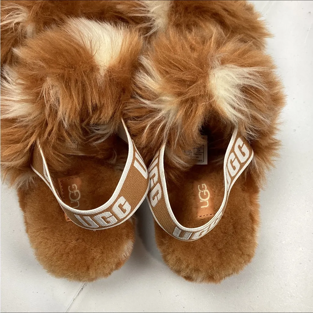 UGG  Fluffy Oh Yeah Spots Slide Slipper 1118165 - Image 5