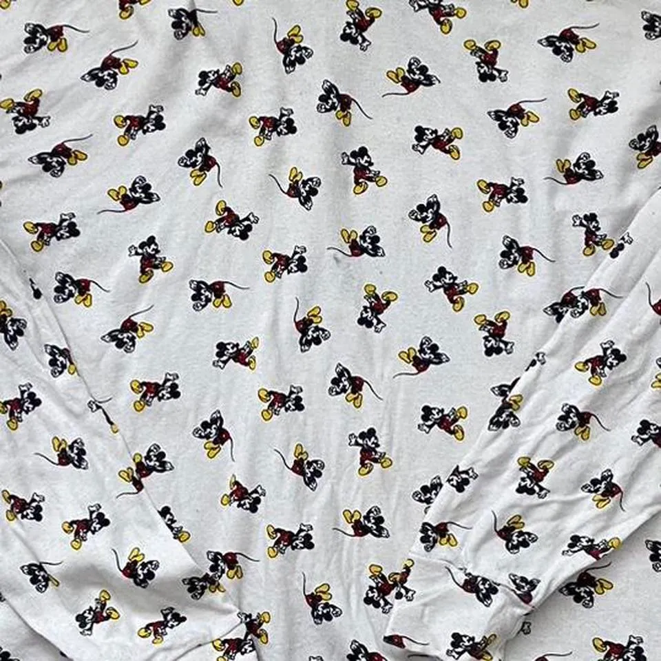 Vintage 90s  Mickey Mouse Turtleneck Long Sleeve Shirt 🔥 - Image 4