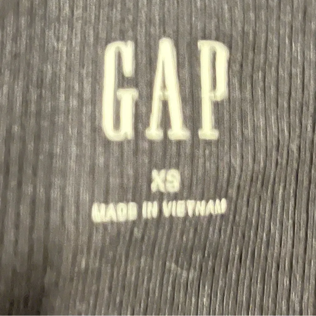 🌺GAP BLACK RIBBED LOGO TANK SIZE X-SMALL🌺 - Image 5