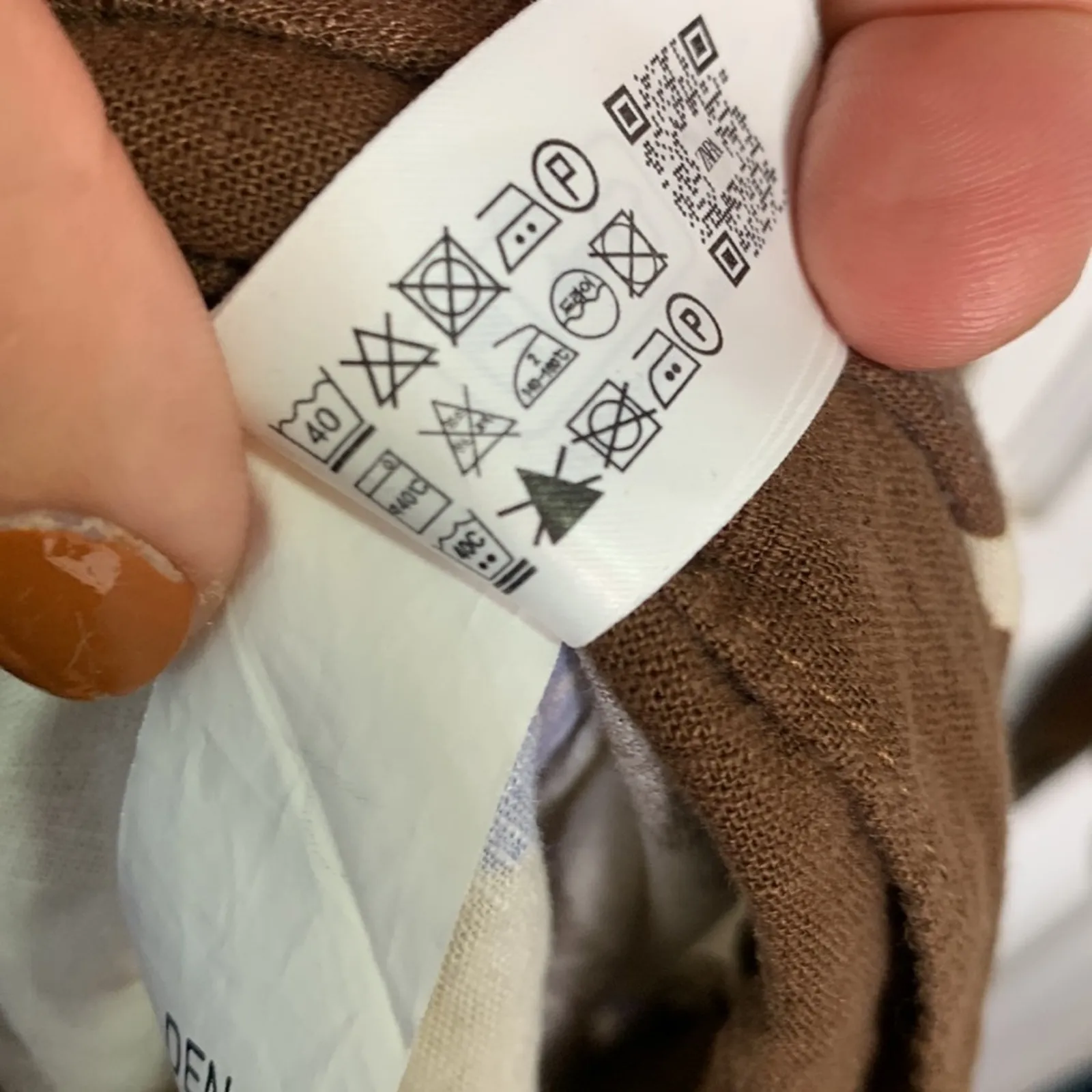 Zara Linen Blend V-Neck Tunic Palm Tree Tropical Dress W-921 Sz L - Image 12