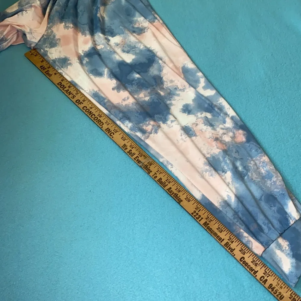 ANY BODY joggers lightweight elastic waistband drawstring pink blue NEW size M Size M - Image 11