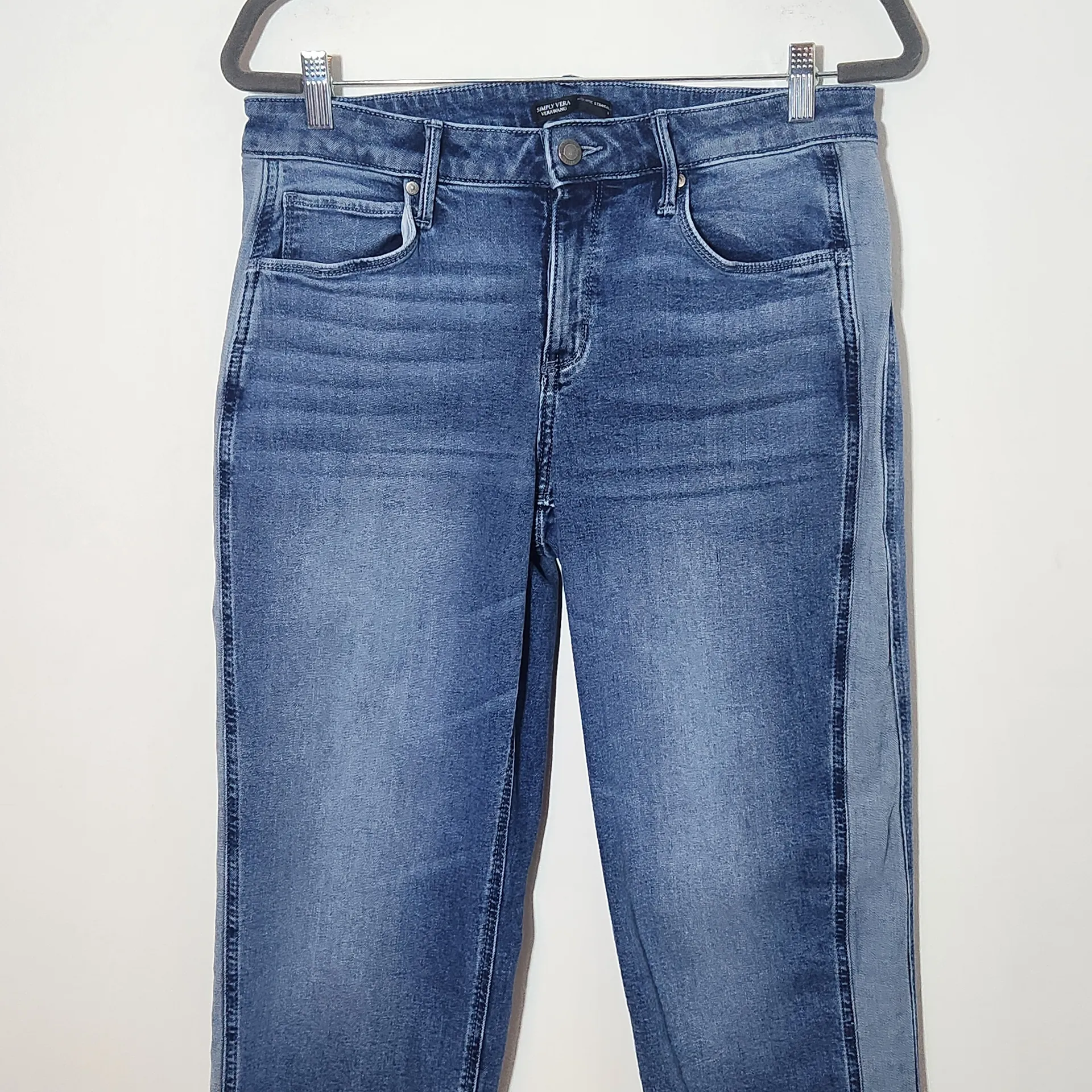 Simply Vera Vera Wang Mid-Rise Straight Leg Jeans Size 8 - Image 3
