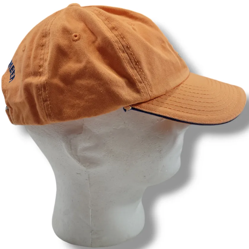 2015 US Open Chambers Bay Hat OSFM USGA Member Embroidered Embroidery Unisex Cap Golf Hat Golfing Golfers Golfer Orange Peach Color With Multicolor Embroidery Adult Unisex Hat OSFM One Size Fits Most Adjustable Strap Back Hat Used Condition See Pictures For Condition - Image 3