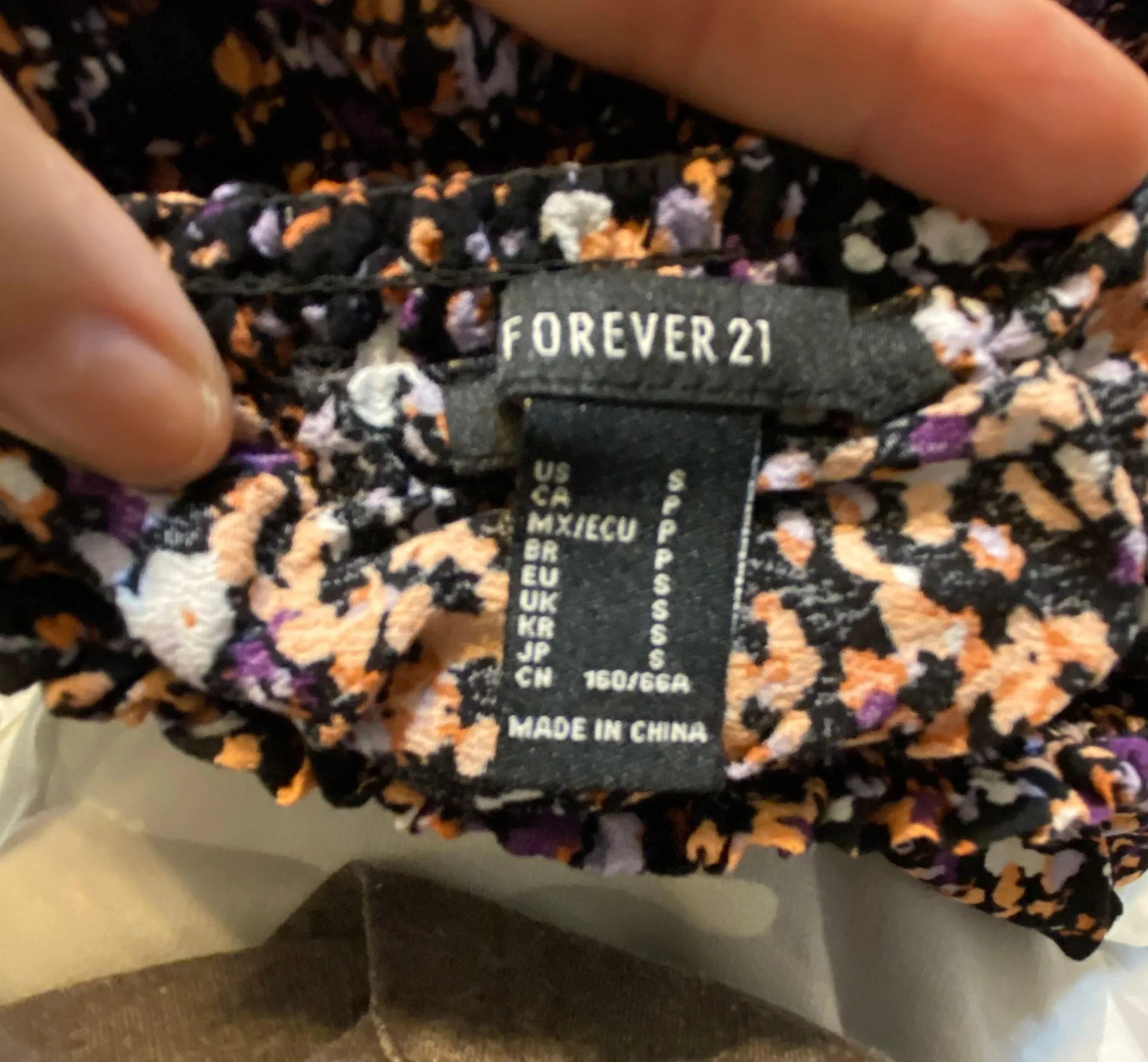 Floral Two Layer Mini Skirt - Image 2