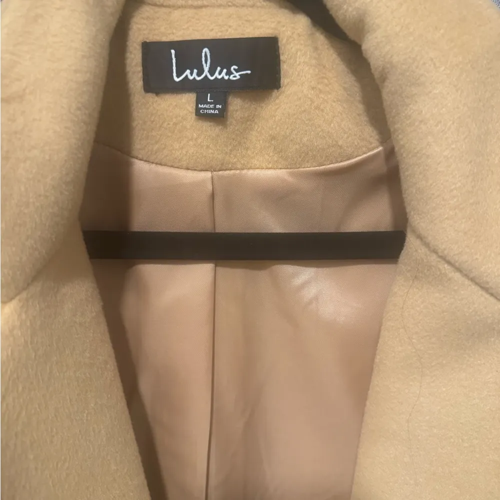 Lulu’s double breasted tan coat - Image 6