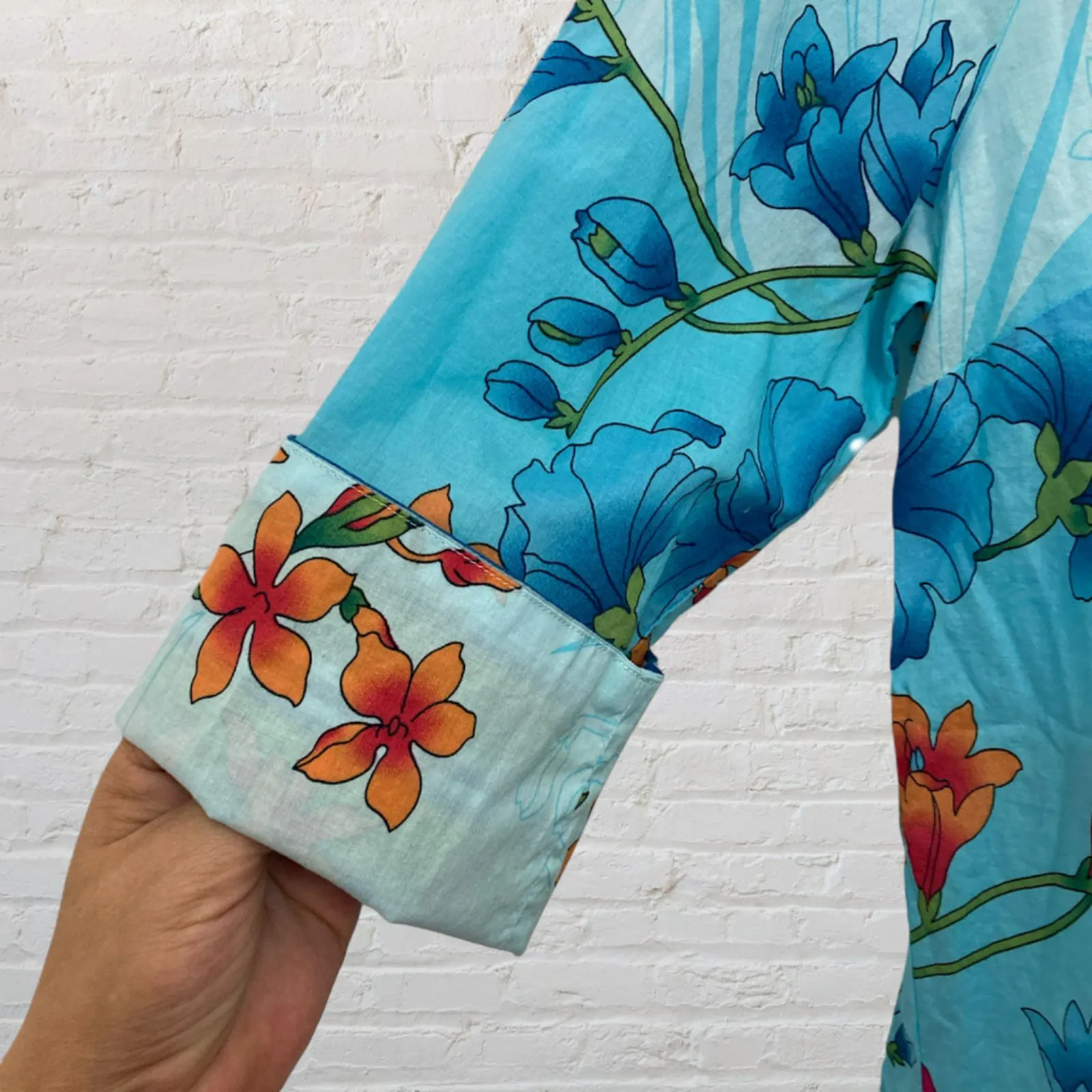 Soft Surroundings L'atalante Tunic PM  Blue Tropical - Image 9