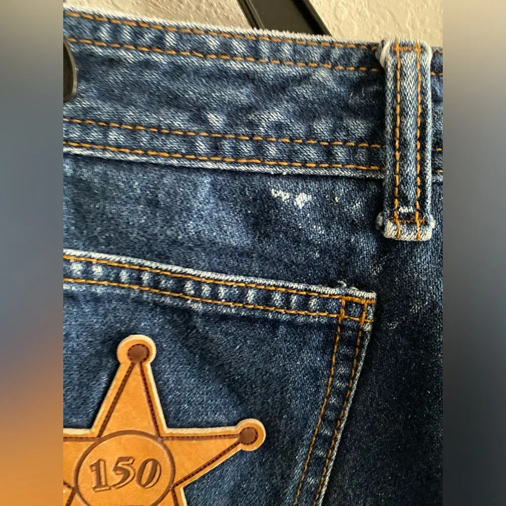 Vintage Jordache High Waist Straight Leg Blue Jeans cotton made USA mom jeans 28 - Image 9