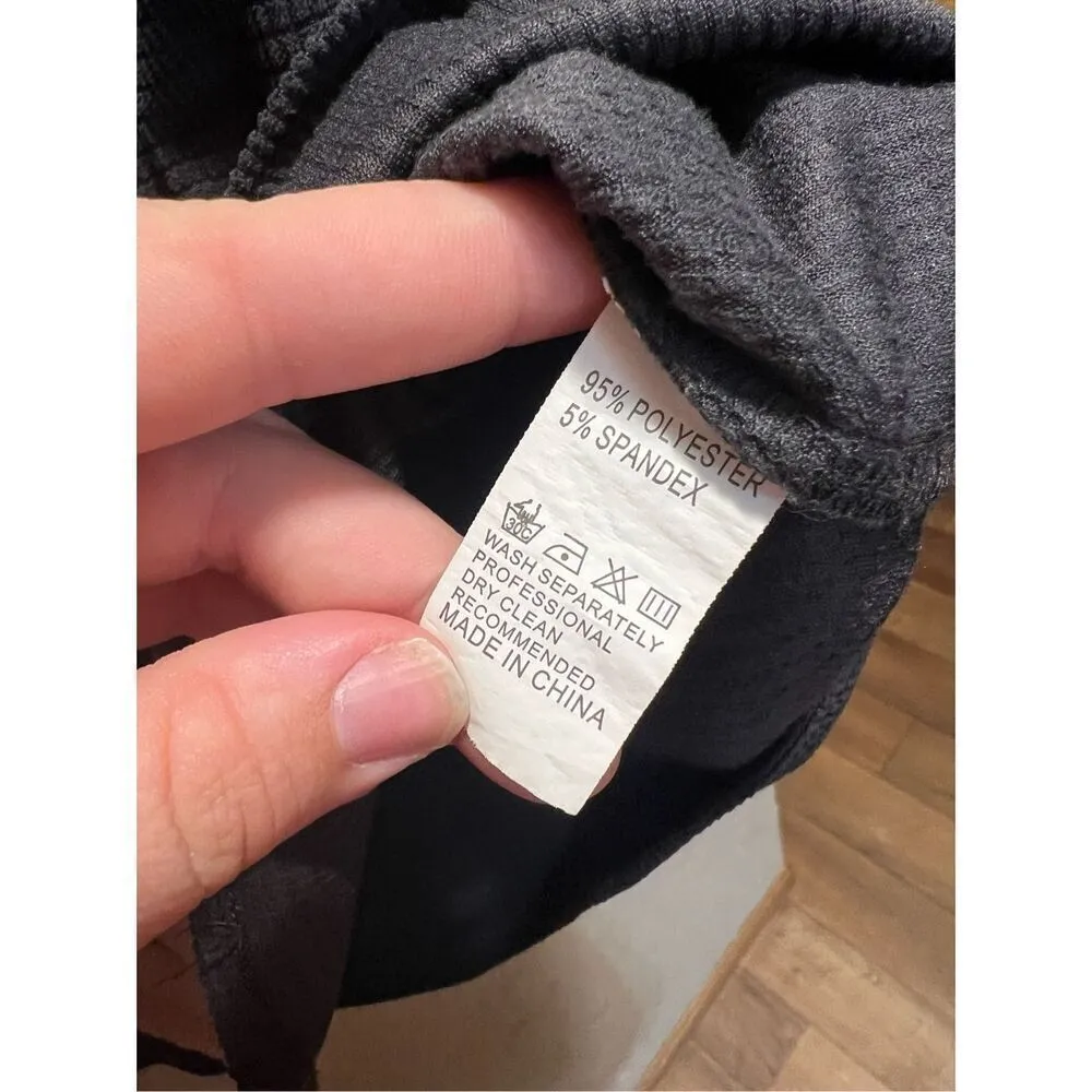 Grey Full Button Up Top Woman’s Size XL Gray - Image 7