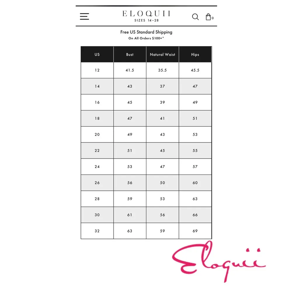 Eloquii Black&White Colorblock Midi Dress Sz.14 NWT - Image 14