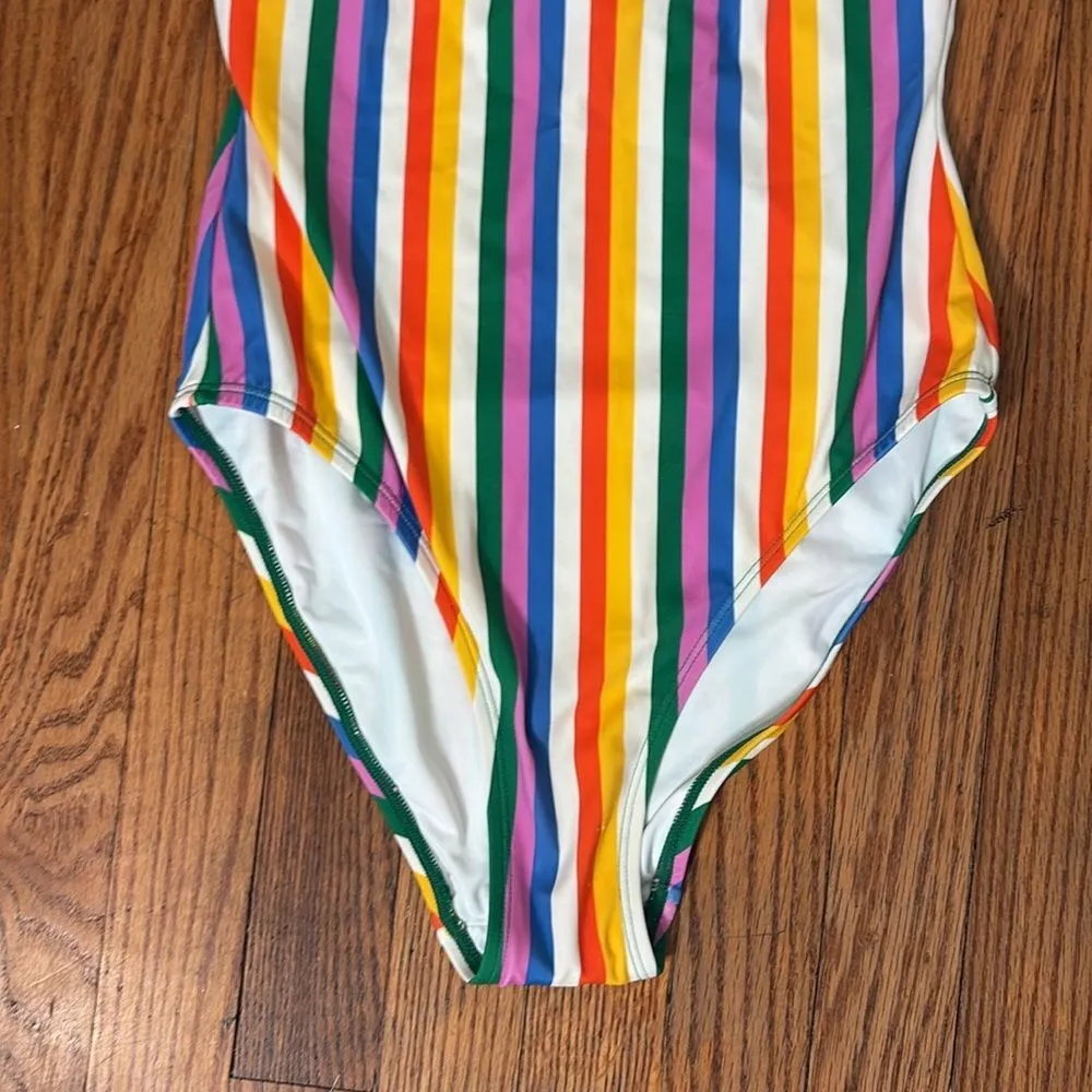Andie‎ Amalfi One Piece Swimsuit Rainbow stripe size small NWOT - Image 5