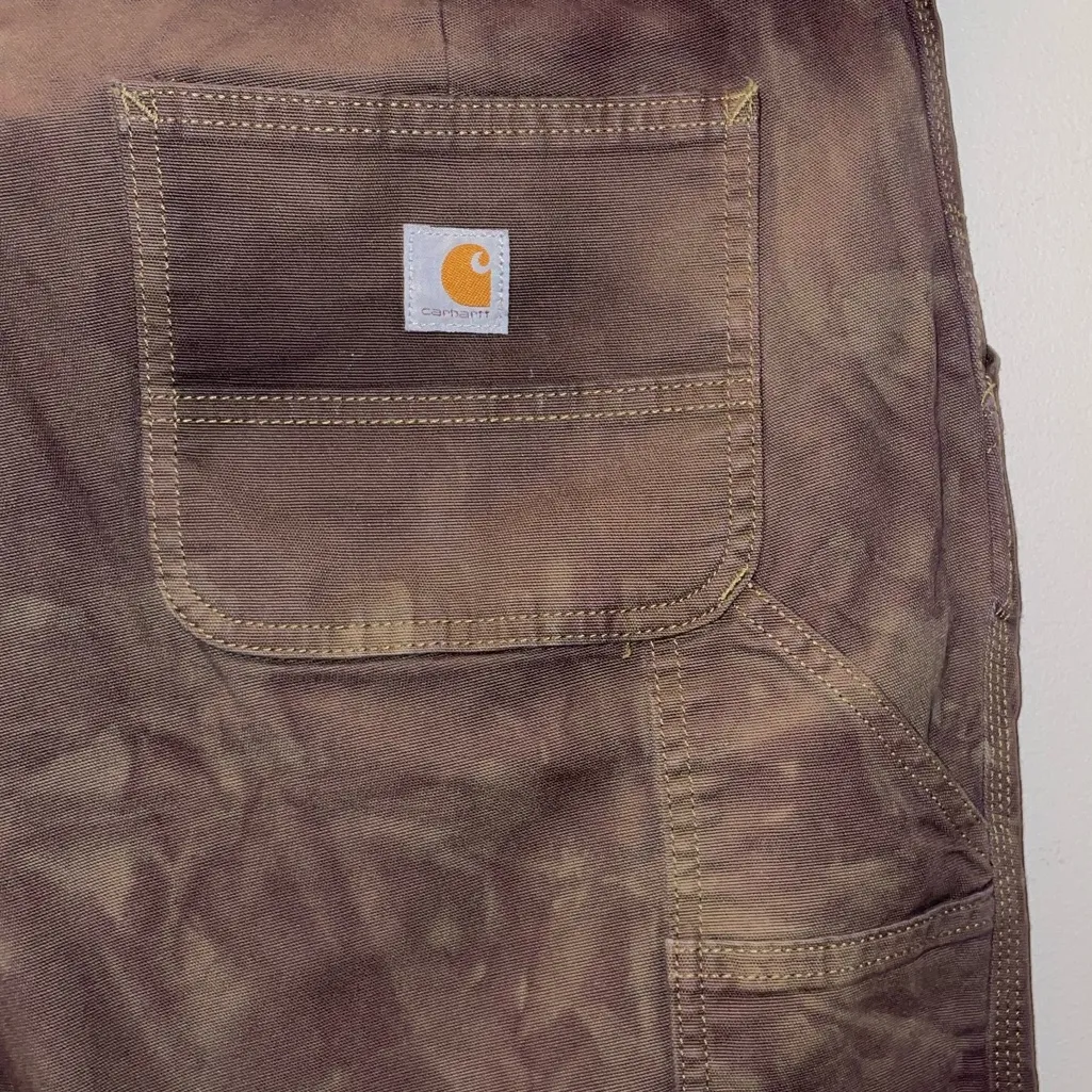 Vintage bleached carhartt pants - Image 3