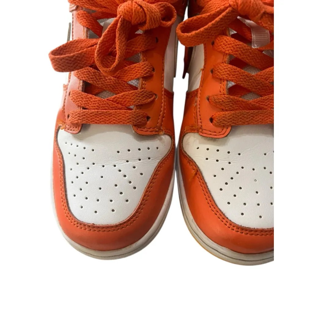 Nike Dunk Low Orange Size 6.5 M/ 8 W University Gold Sneaker Shoes Streetwear - Image 7