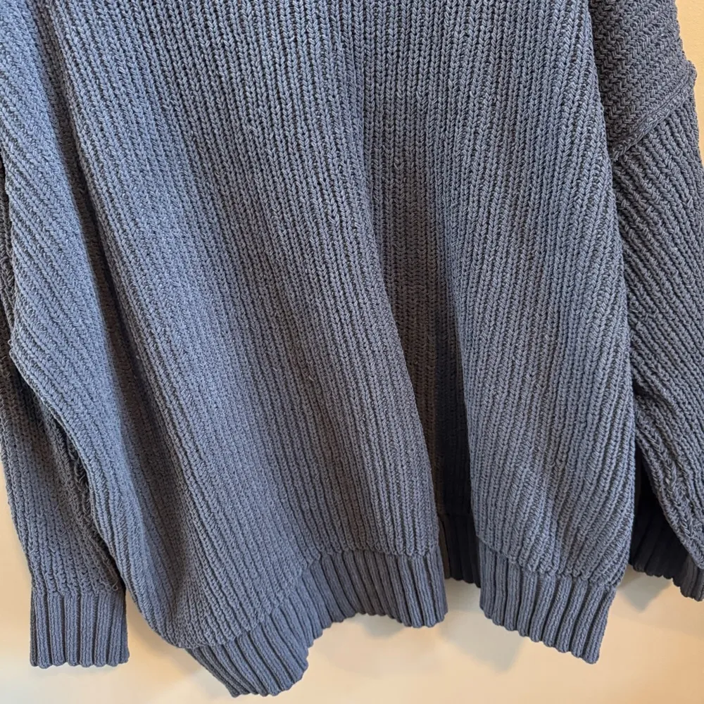 Aerie Navy Oversized Mock Neck Sweater - Image 8
