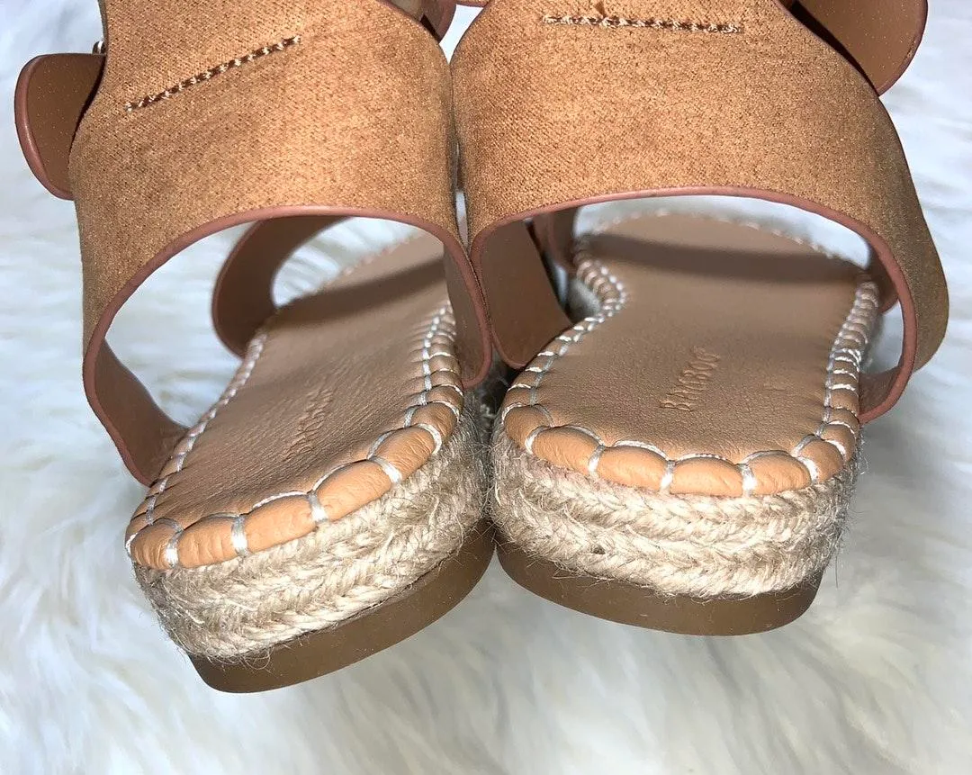 Bamboo Tan Platform Espadrille Sandals 9 - Image 5