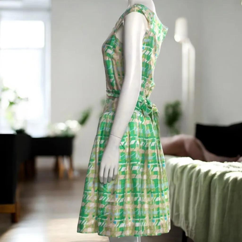 Kate Spade New York SILK RETRO
Plaid Fit & Flare Dress 60s Style Size
4 - Image 5