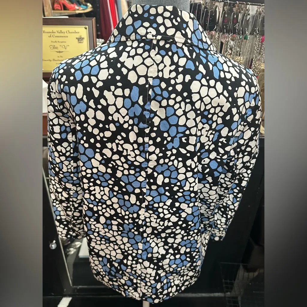 Kim Rogers sz large multicolor blazer - Image 3