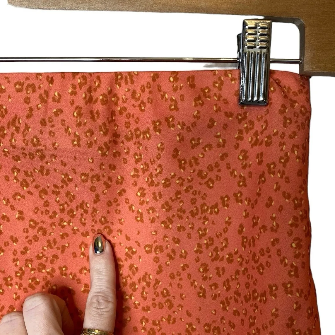 RESA Christi Mini Skirt Orange Size XS - Image 6