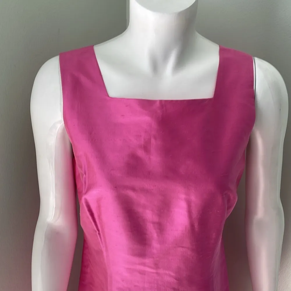 Elliott Lauren pink silk shift dress - Image 2