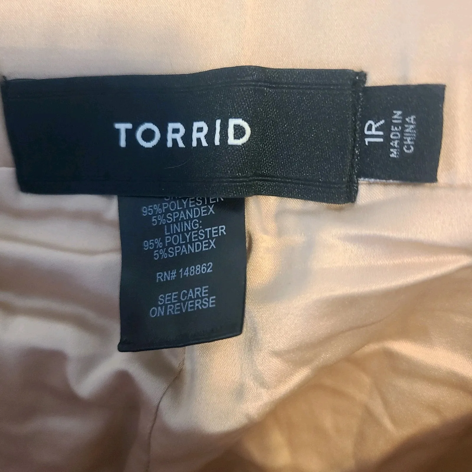 Torrid Rose Gold Sequin Wide Leg High Rise Pants Pull On Champagne 1R‎ NYE Party - Image 6