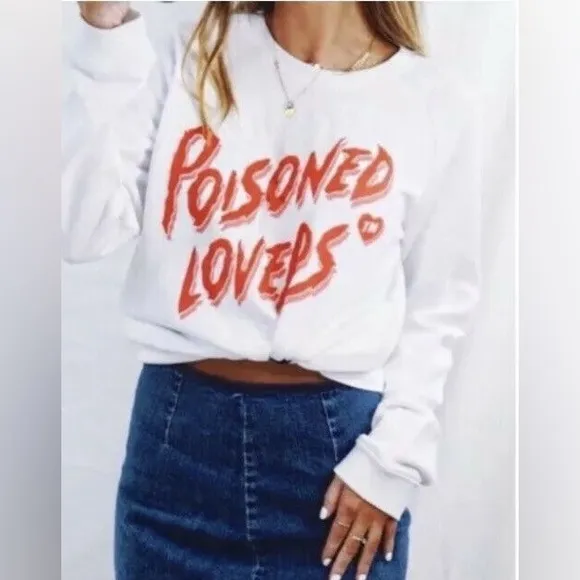 Zoe Karssen Poisoned Lovers sweater White Size L - Image 2