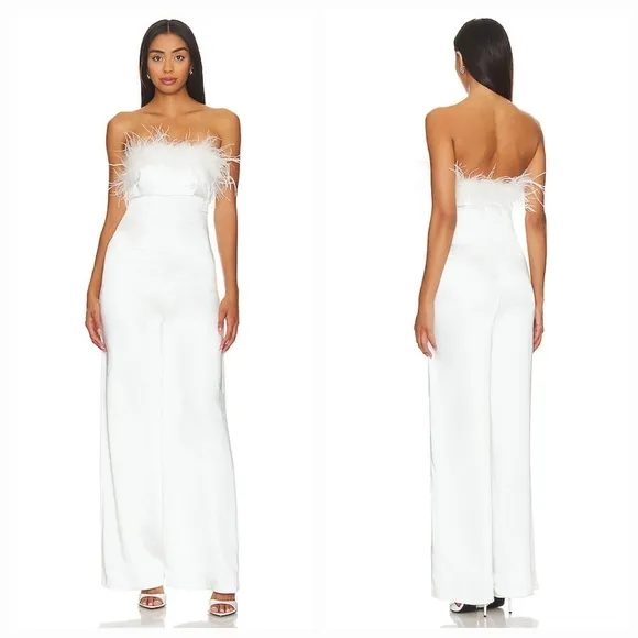 Lovers and Friends Moira Jumpsuit in White - Image 2