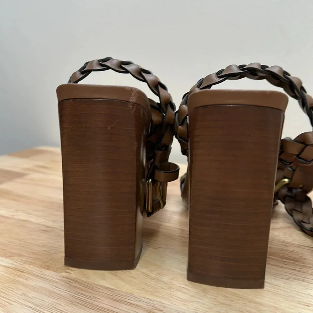 Michael Kors Collection made in Italy pippa woven leather sandal - Image 6