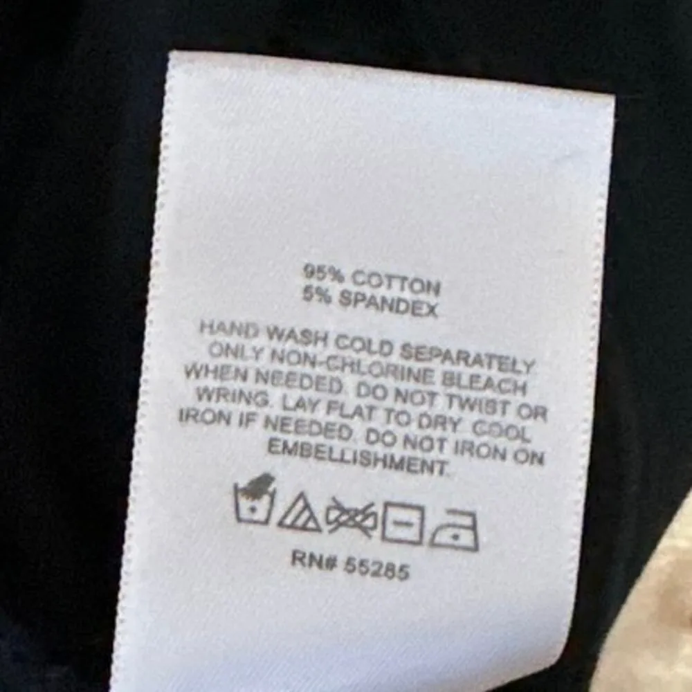 Express Black Sleeveless Beaded Tie Strap Cami Camisole Tank Bodysuit Top Sz XS - Image 5