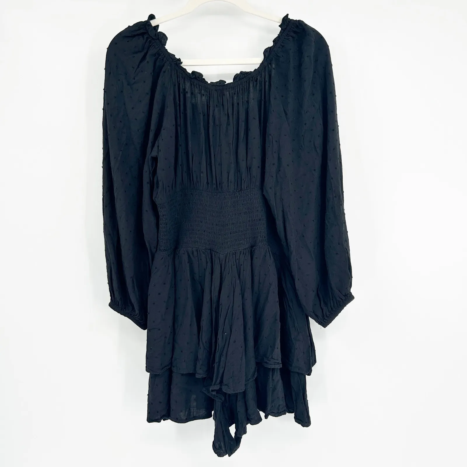 Princess Polly Womens Ruffle Off Shoulder The Love Galore Long Sleeve Romper 12 - Image 9