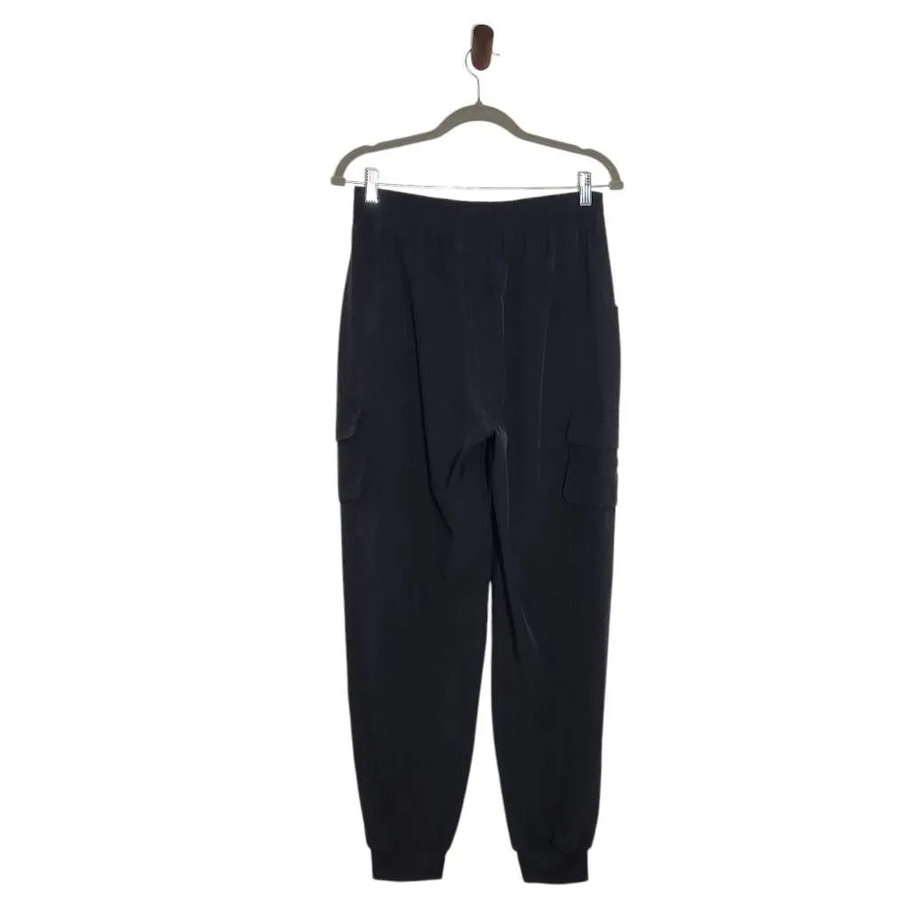CI Sono Black Pull-on Cargo Joggers Size Medium Black Cargo Jogger Pants - Image 2