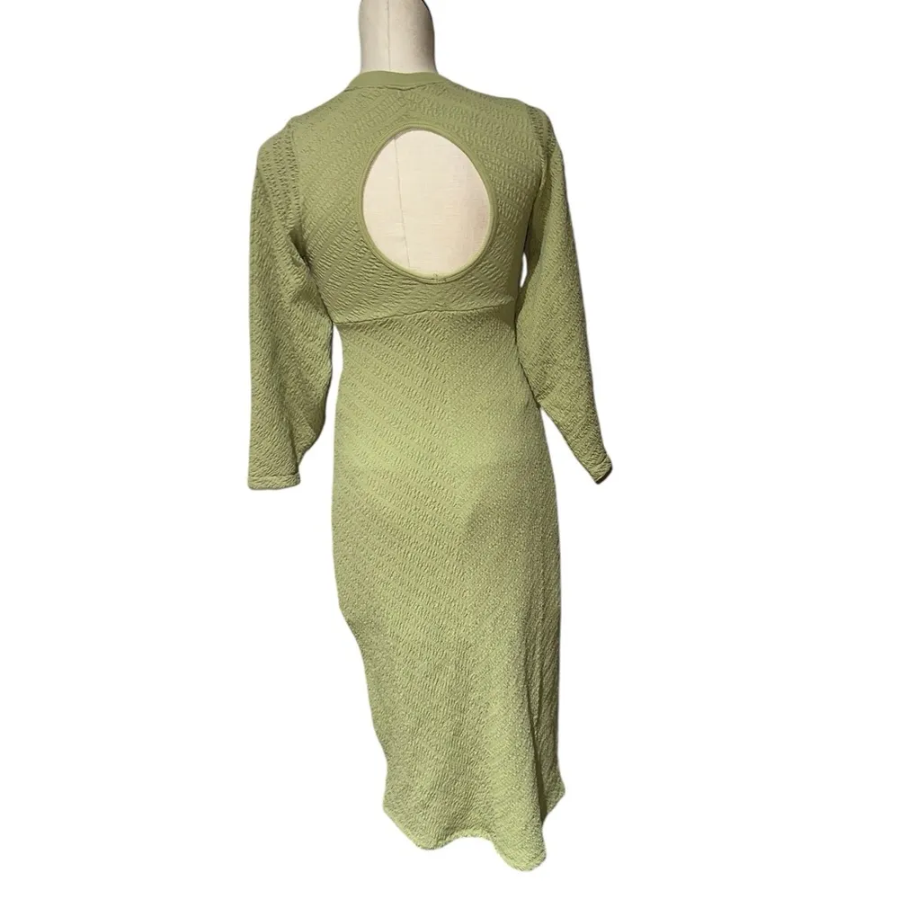 NWOT Free People Gabby Seamless Midi Dress in Dried Aloe XS/S - Image 8