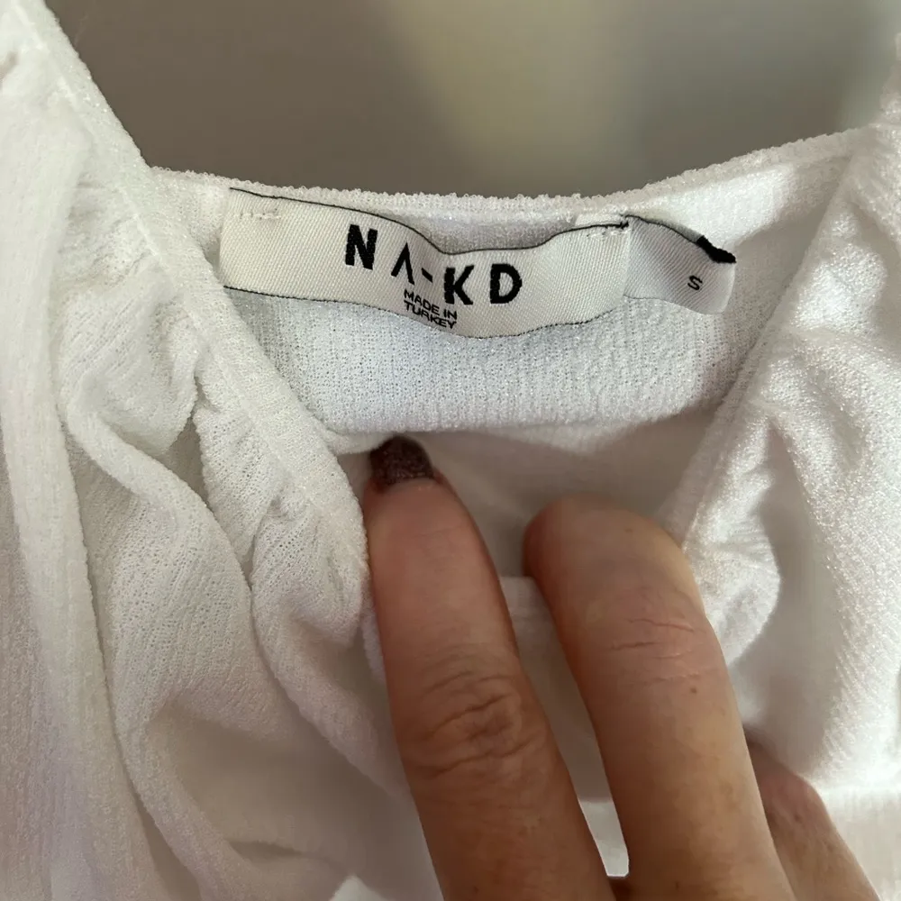 NA-KD Ruched Jersey bodysuit size small - Image 4