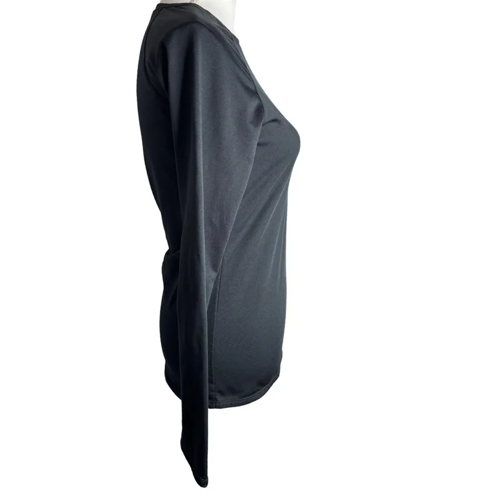 ClimateRight by Cuddl Duds Women's Grid Long Sleeve Crewneck Thermal Top - Image 2